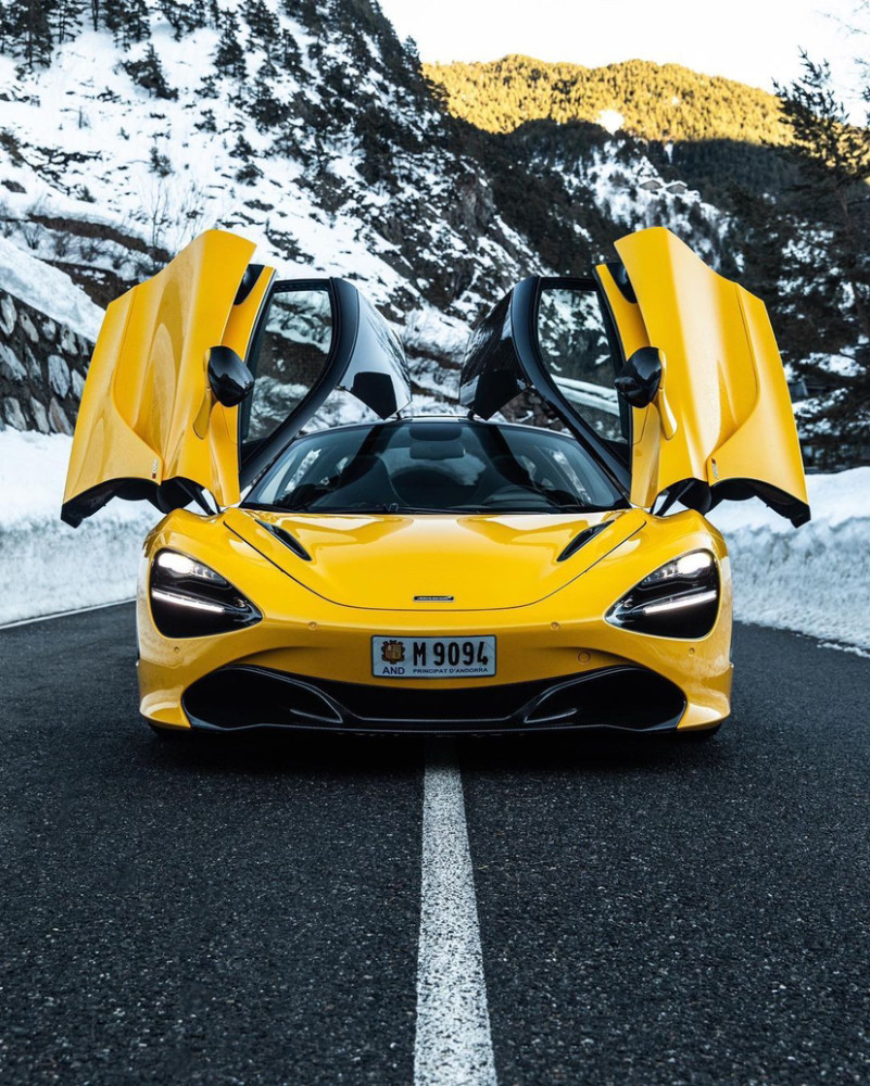 迈凯伦720s这个配色真的好高级汽车超跑迈凯伦