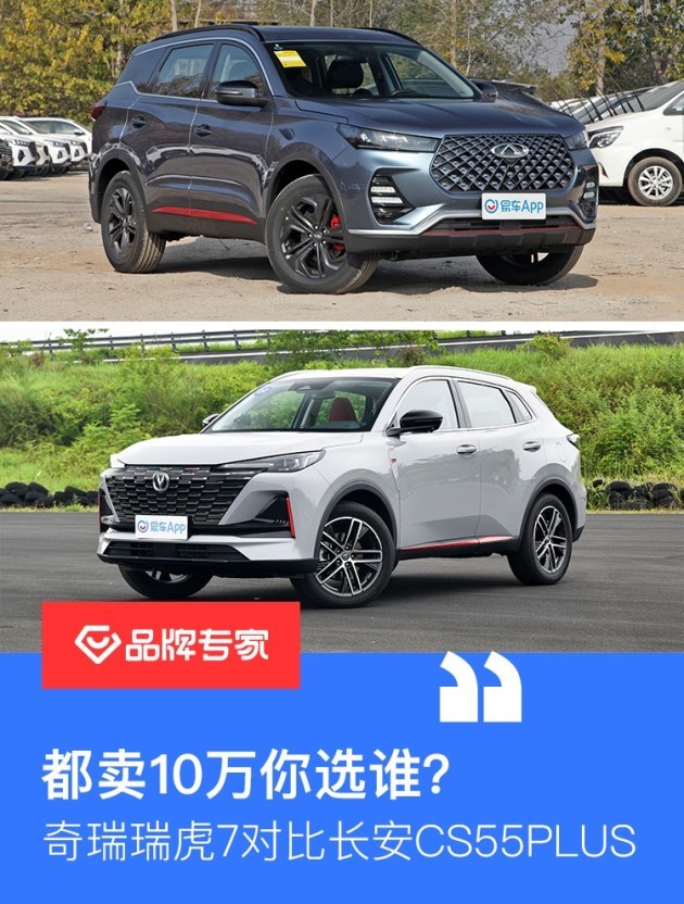 奇瑞瑞虎7对比长安cs55plus_腾讯新闻