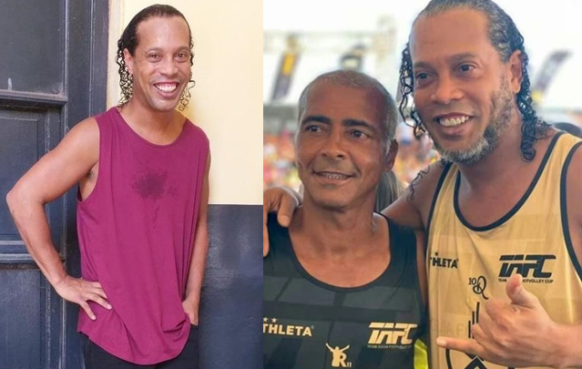 41岁小罗久违领奖满脸皱纹衰老好多身材发福混在女人堆