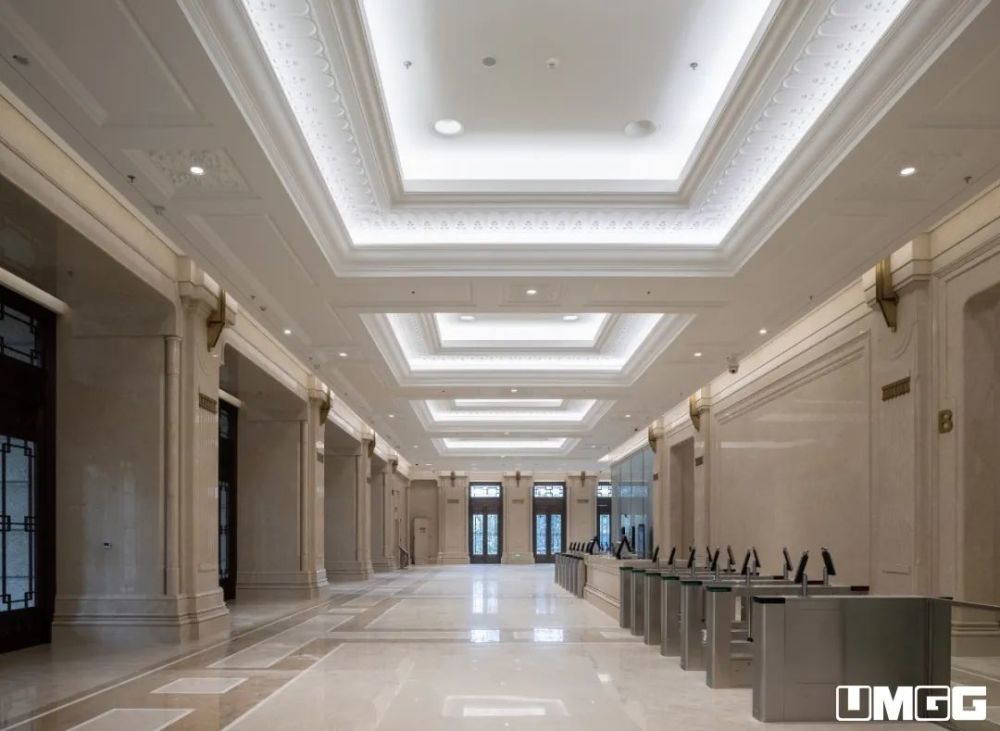 石材工程案例西南证券总部罗马柱塑造金融大厦的庄重有序