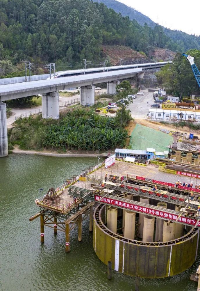 视频多图广清城际北延线最新建设进展