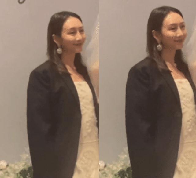 39岁王鸥低调出席妹妹婚礼前后张罗忙不赢穿礼裙发福被指怀孕