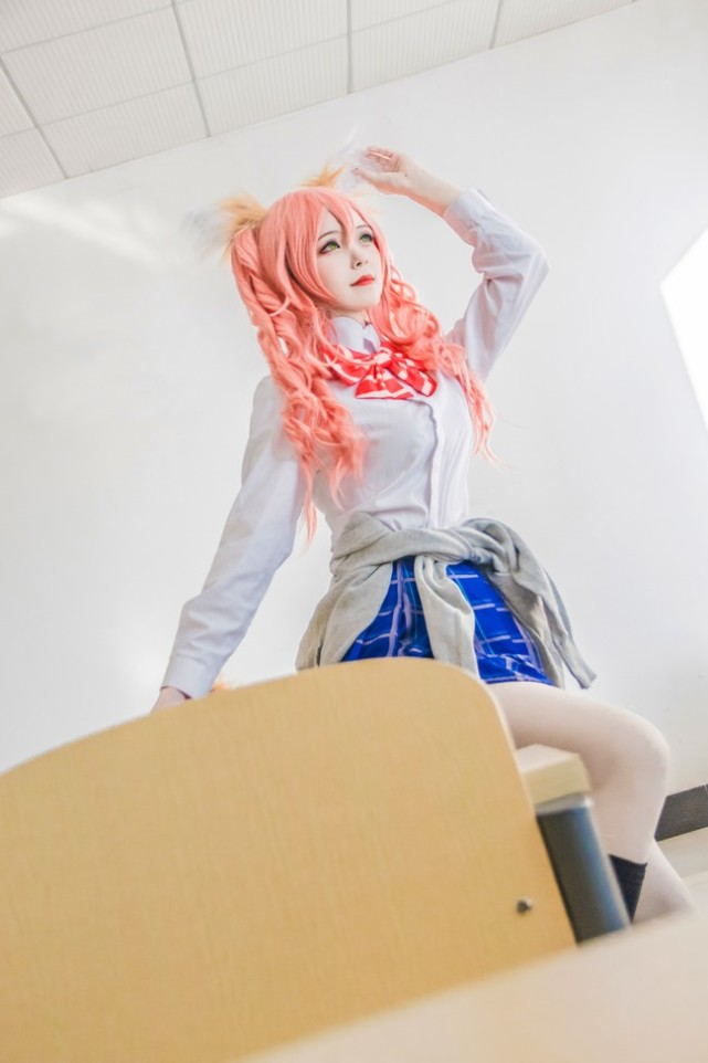 cos赏析:jk玉藻前|玉藻前_动漫|cosplay