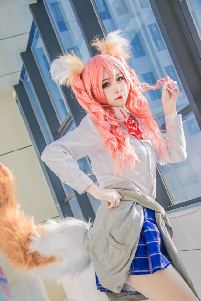 cos赏析:jk玉藻前|玉藻前_动漫|cosplay