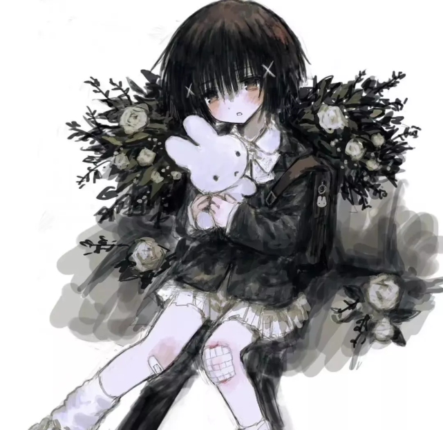 动漫头像|暗黑世界的丧系头像