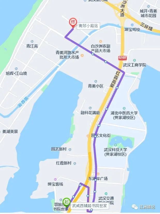 白沙洲接驳地铁站的新公交687,690,691详细路线已更新!