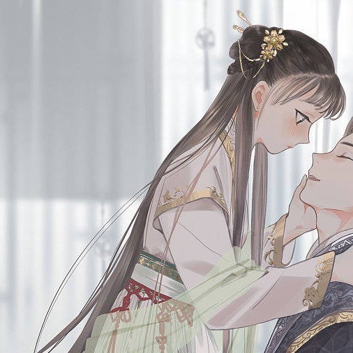 超美的古风动漫情侣头像