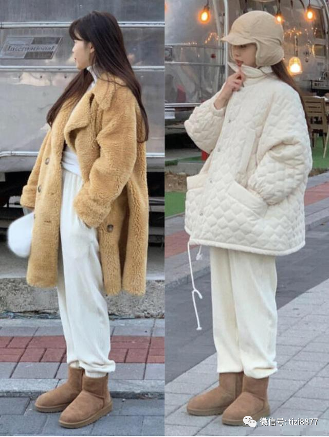 雪地靴怎么搭配衣服好看