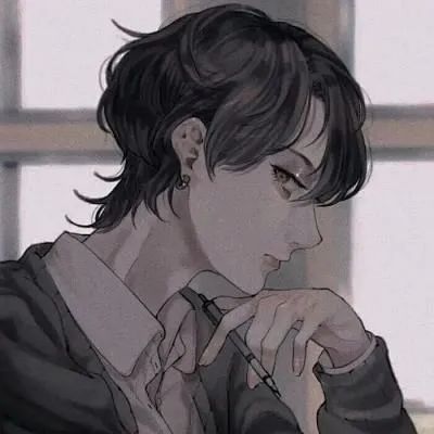 忧郁的男生头像_腾讯新闻