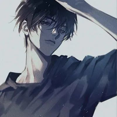 忧郁的男生头像_腾讯新闻