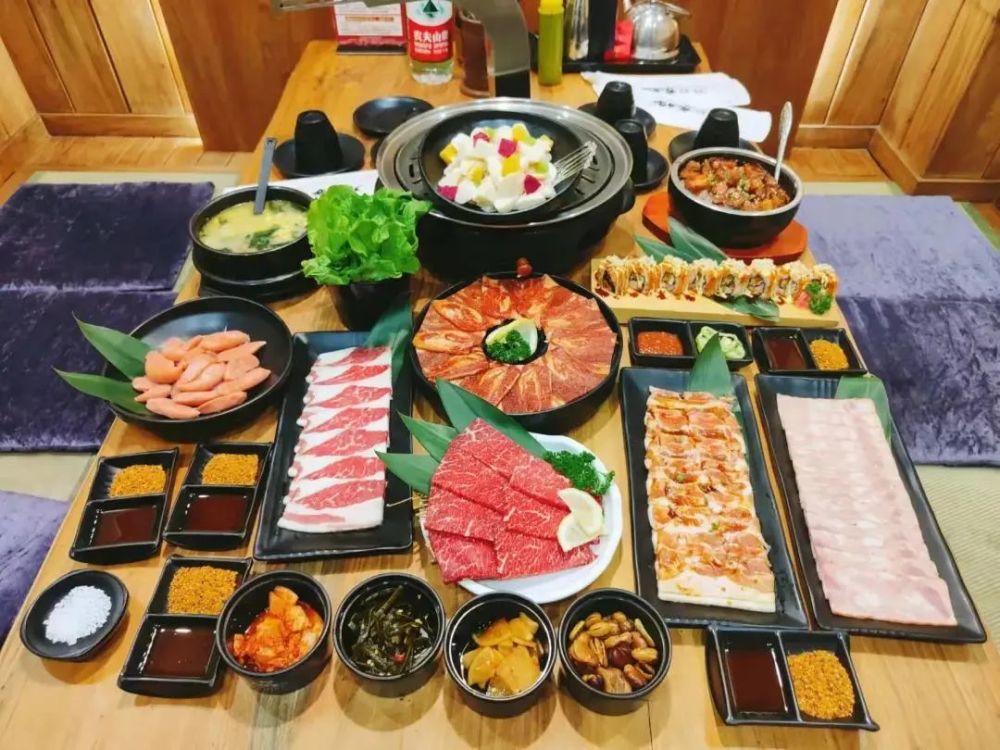 和平北路店九田家烤肉238元享门市价621元豪华六人餐