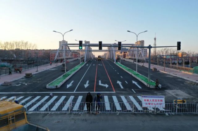 长春市西安桥改造工程提前15天简易通车