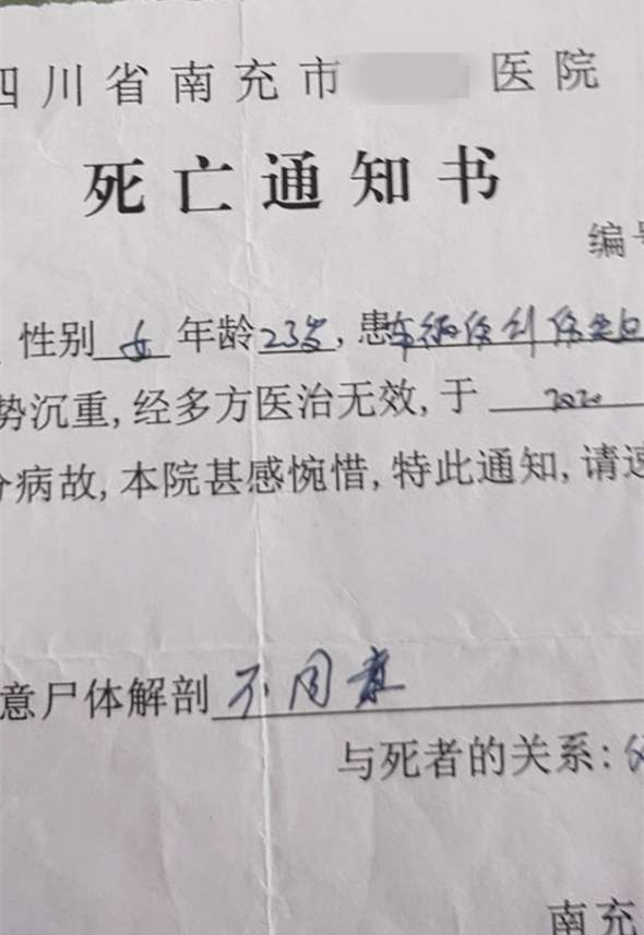 南充:22岁少女车祸离世,肇事者转移财产消失了