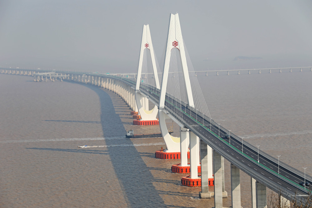 (经济)浙江:舟岱大桥正式通车