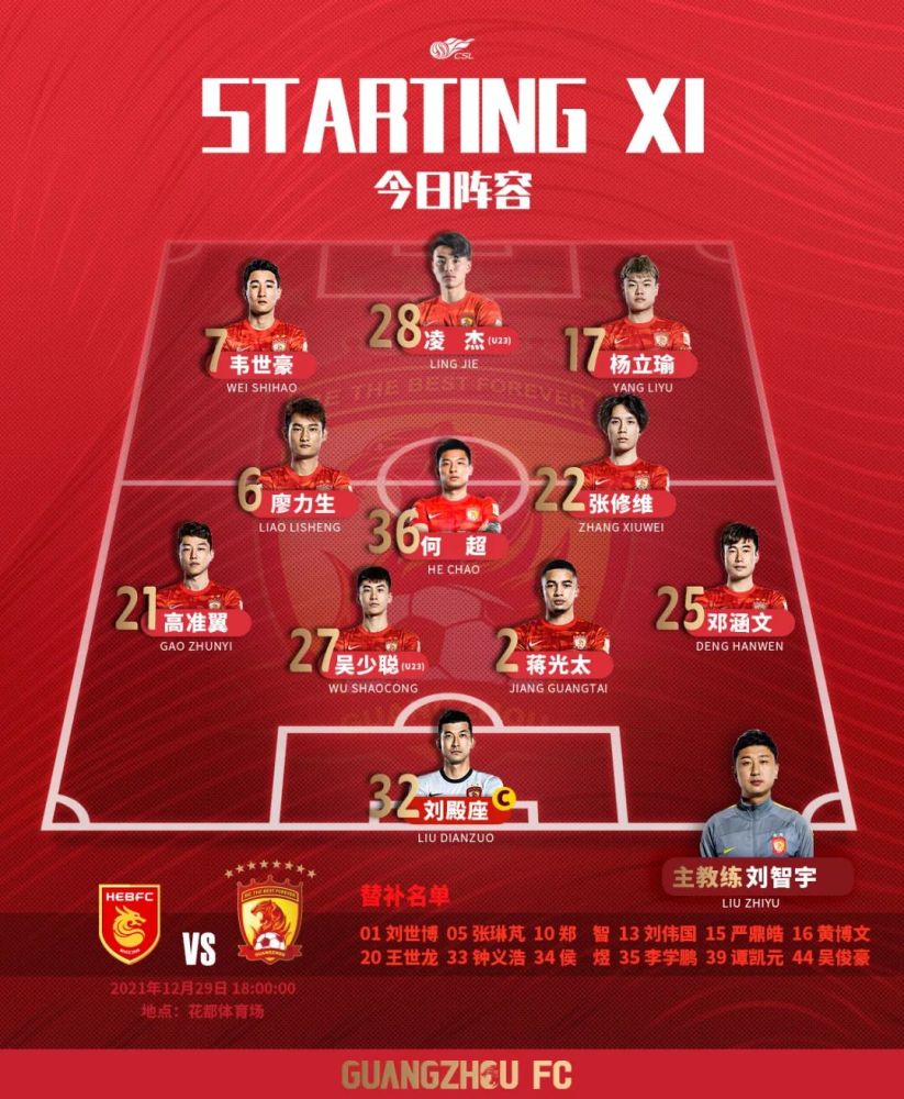 凌杰 【中超】广州队2：0战胜河北队