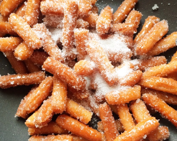 湖北炸金果条的传统做法没有添加剂酥脆香甜孩子们越嚼越香