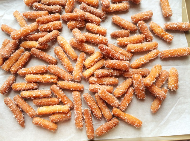 湖北炸金果条的传统做法没有添加剂酥脆香甜孩子们越嚼越香