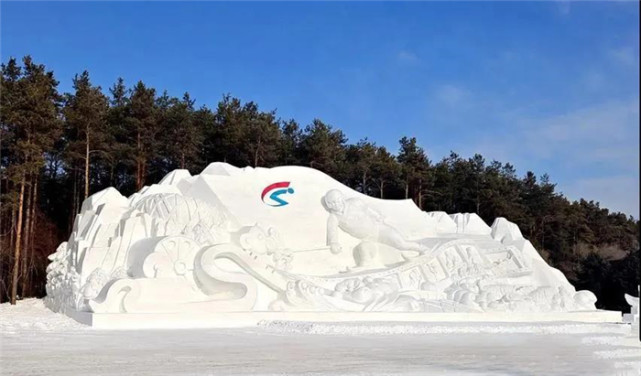 净月"雪世界"主雪雕精彩亮相|长春|雪雕|雪世界|瓦萨|净月潭