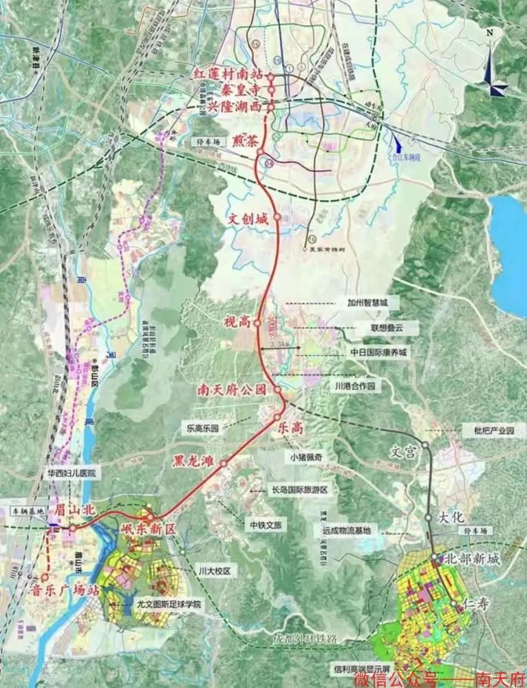 今年内开工建设成都都市圈轨道交通成眉s5线详细进度安排出炉