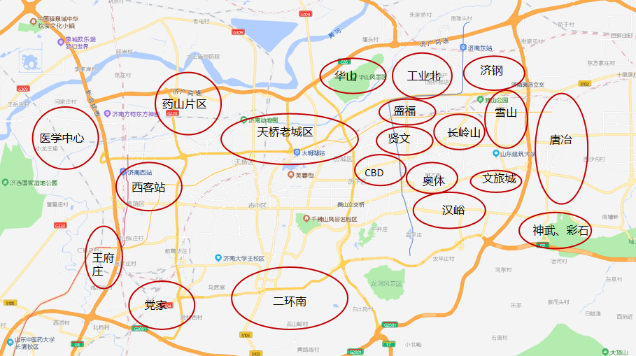 地产风向标济南2021年各片区房价最新汇总