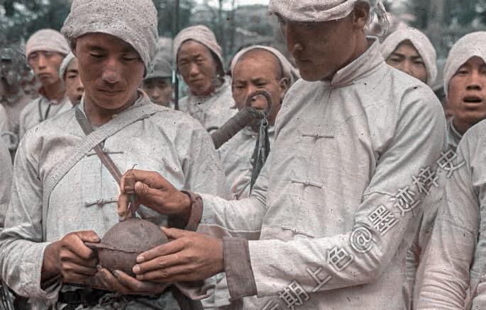 20张罕见的敌后游击队老照片,自制地雷五花八门立下奇功_腾讯新闻