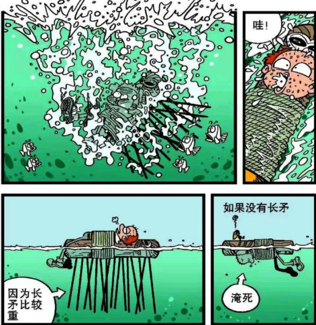 爆笑阿衰:阿衰丛林逃生,被霸王龙吞进肚子里