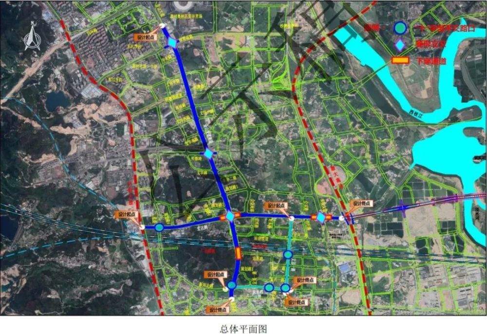 直达惠城南站市区将新建这些道路