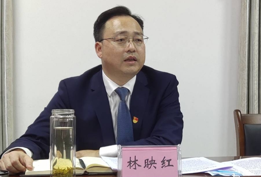 富顺县委常委,统战部部长 林映红为深入学习贯彻中央民族工作会议