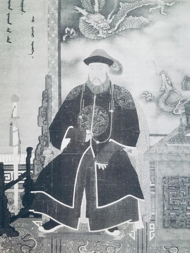 努尔哈赤及其子画像图7与清朝其他皇帝画像风格迥异