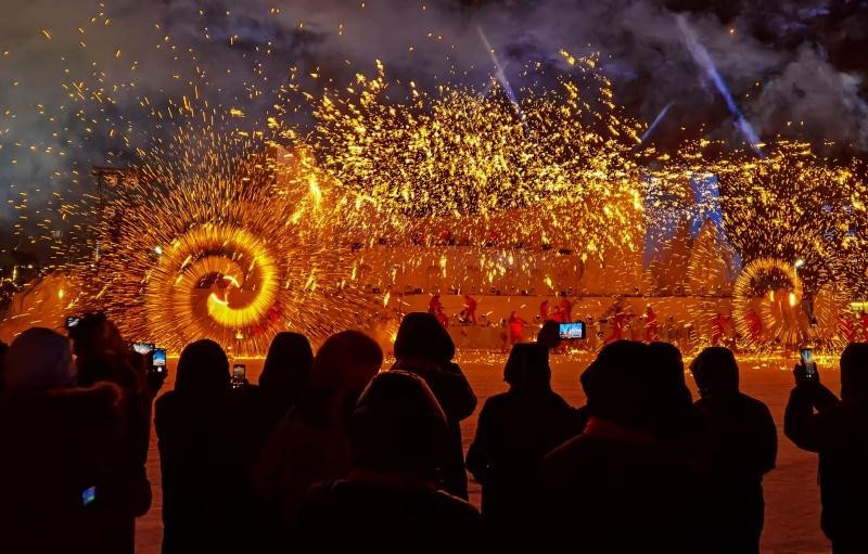 66天昼夜兼程抢工期梅河口梅小野知北村盛装开园