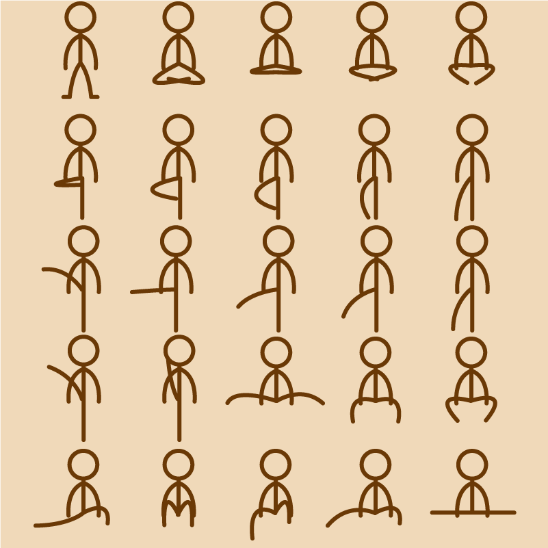 火柴人简笔画全集更新到200个_腾讯新闻