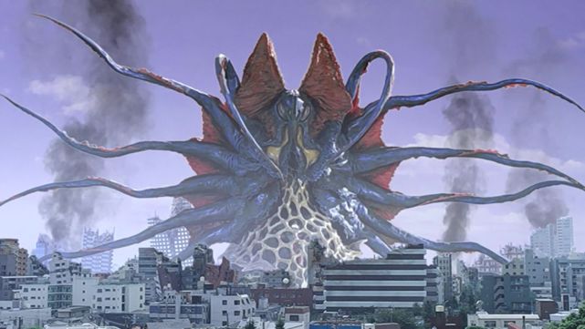 由全部的莫奈拉星人与其飞碟融合而成的大怪兽.