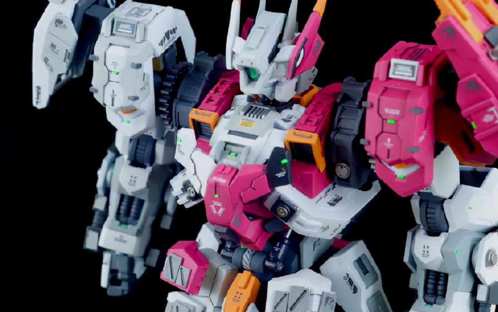 模玩控:狱天使铁华团式样高达模型_腾讯新闻