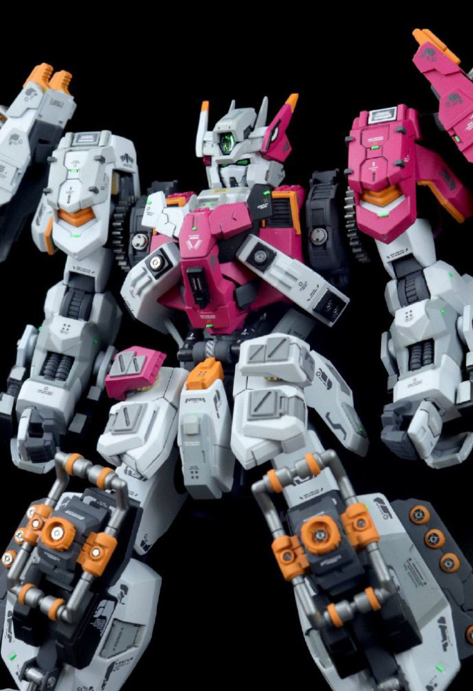 模玩控:狱天使铁华团式样高达模型_腾讯新闻