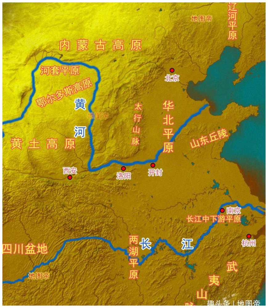 為何晉朝分西晉東晉而宋朝卻稱北宋南宋