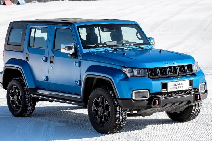 试驾bj40刀锋英雄版专业柴油越野车担当一场与冰雪的邂逅