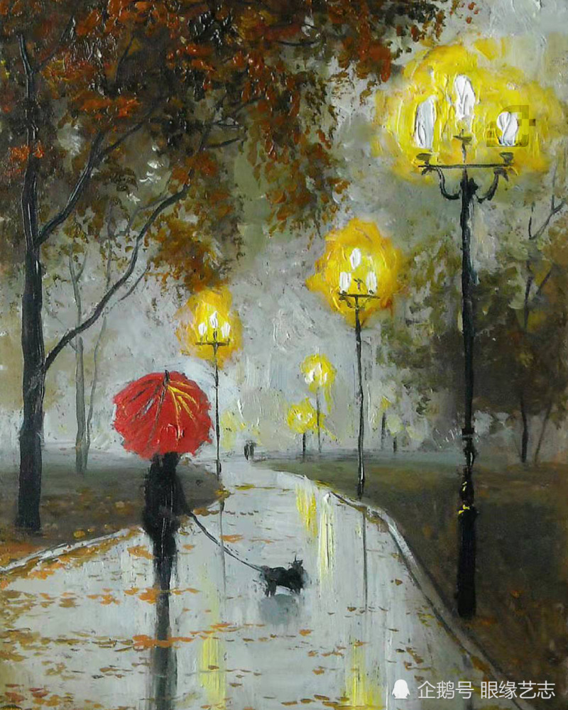 他不画雨却滴落出满眼潮湿雨中风景画大师亚历山大波洛托夫
