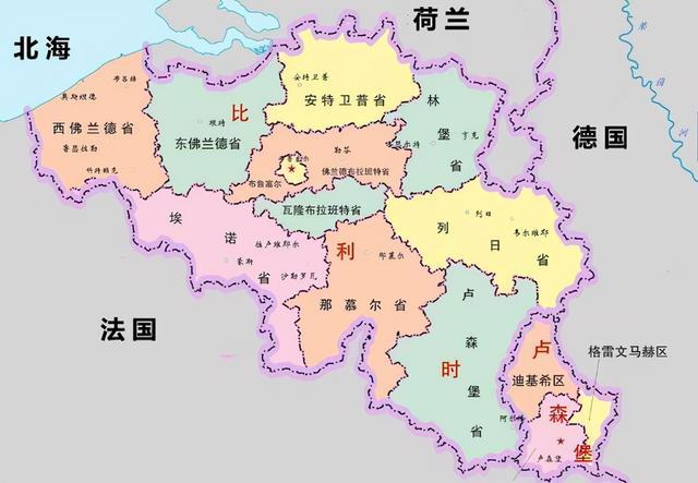 比利時面積3萬多平方千米,人口卻高達1100多萬