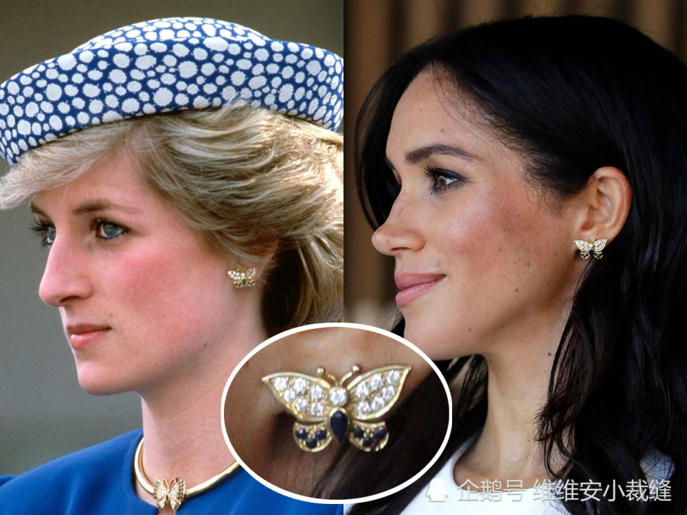 相比婆婆戴安娜王妃留下来的珠宝首饰,来自luna ear jacket earrings
