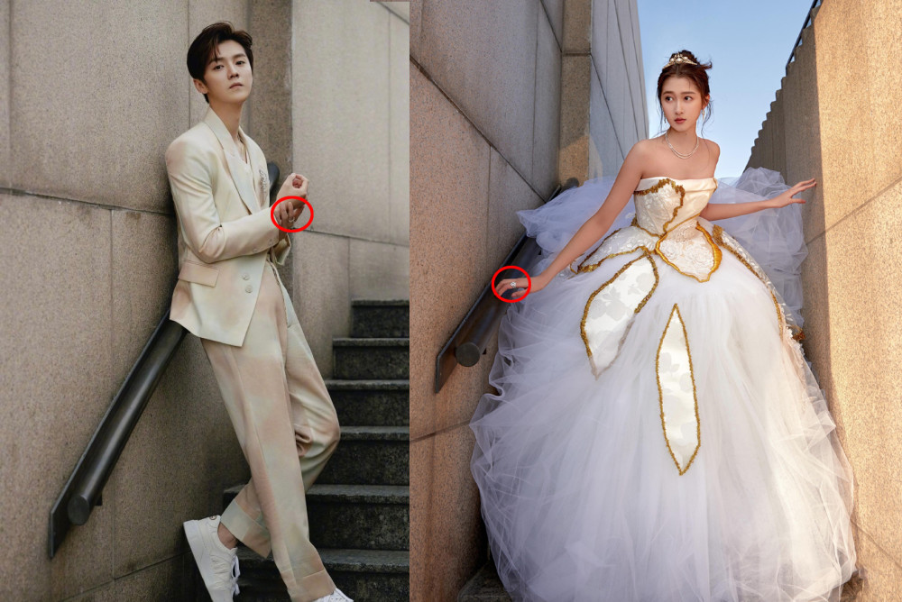 2022第一颗糖鹿晗关晓彤晒同款拍照地点照被调侃像婚纱照