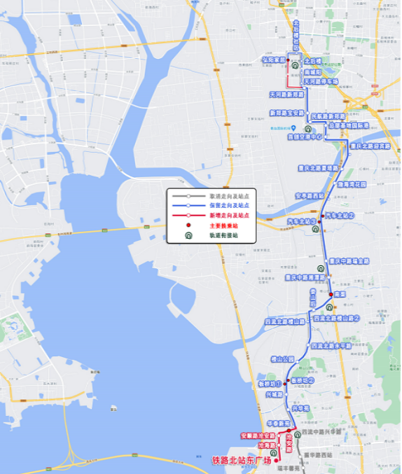 青岛公交305路退出舞台35路上线迎接新年