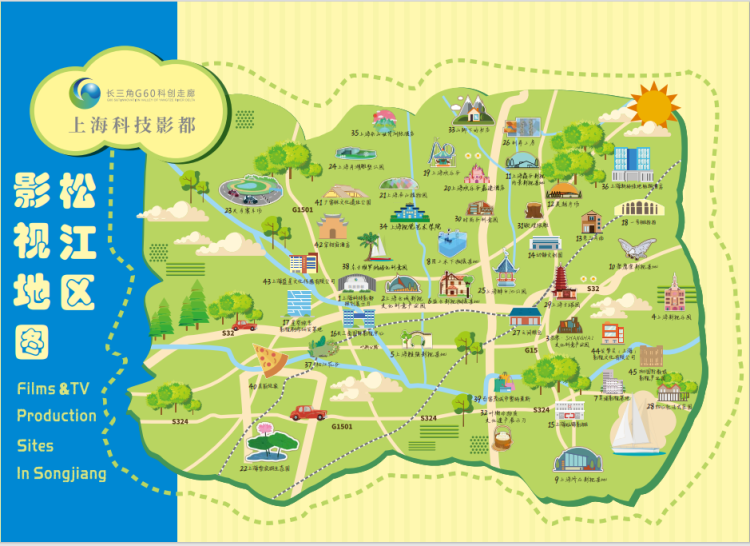 不少影视大片都会到松江取景,英伦风的泰晤士小镇,青春活力的松江大学