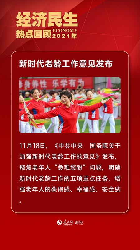 回顾2021年 这些经济民生大事与你息息相关