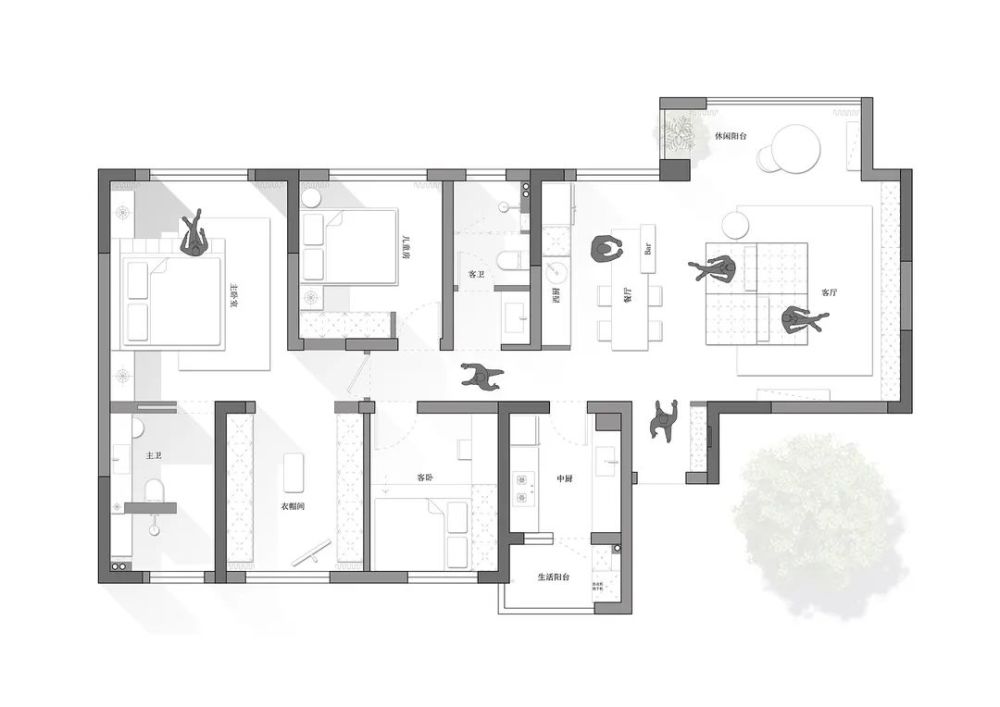 预算 | 约50w面积 | 140 ㎡户型 | 三室地址 | 成都 国颂府about