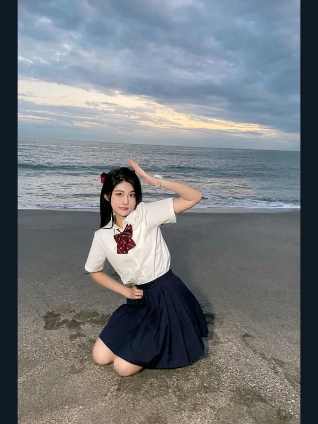 jk水手服|怀念夏天 镰仓高校前的海边