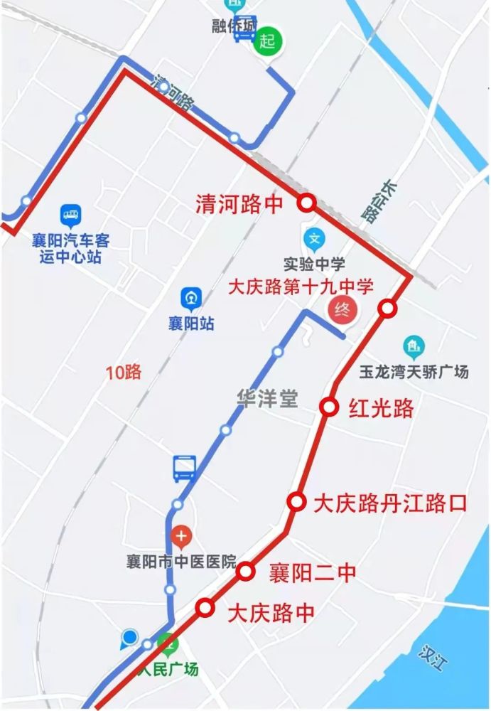 襄阳541公交车路线图片