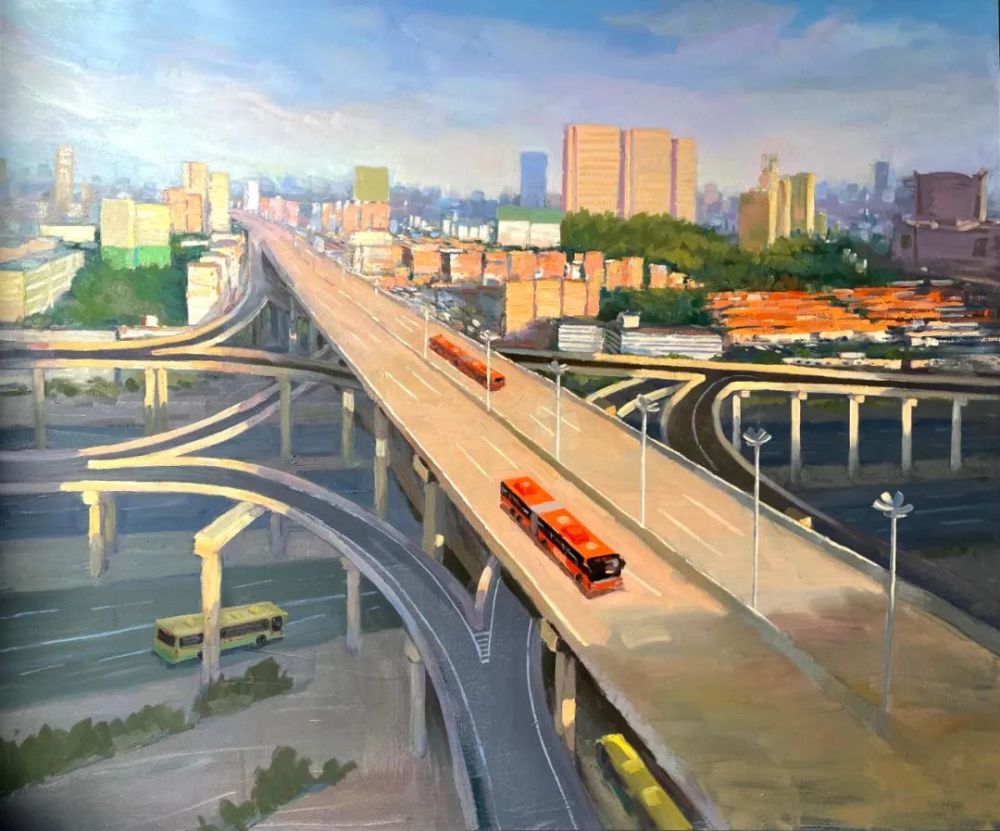 油画:《家园·印象》6作者介绍:新疆美术家协会会员,乌鲁木齐市第69