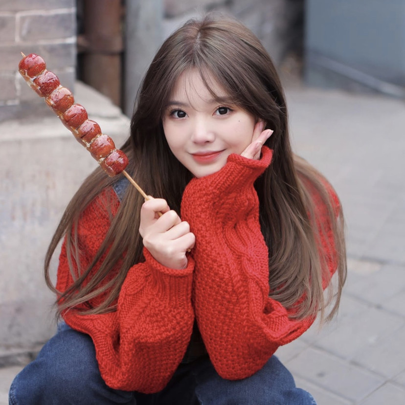 超级好看的红色系女头