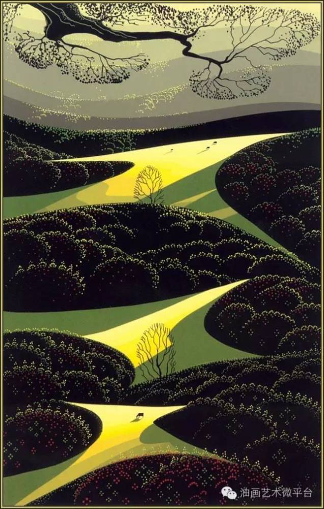 欣赏美国画家eyvindearle装饰画作品
