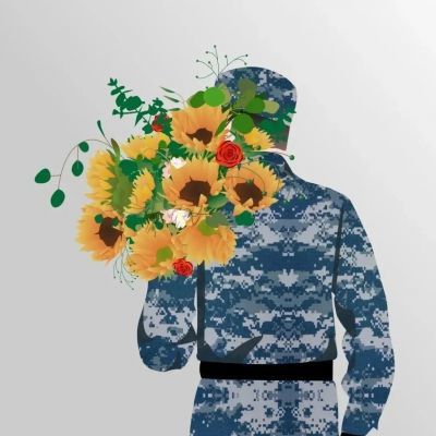 手绘没有你就没有现在的生活